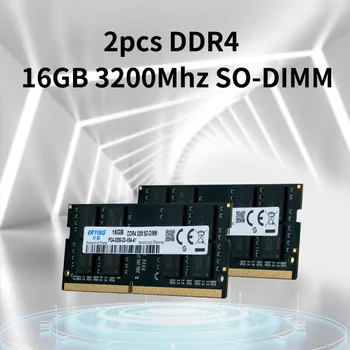 ERYING 2pieces DDR4 16GB Laptop RAM 3200MHz 260Pin SODIMM Pomnilnik za Prenosnik