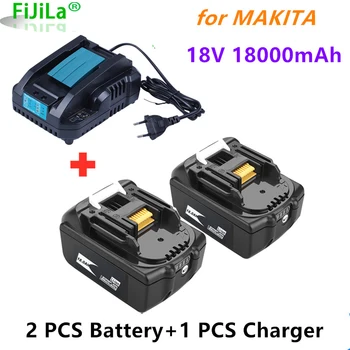 2022new 18v18ah baterija za ponovno polnjenje 18000mahlion zamenjave baterije, električno orodje, baterije za makitabl1860bl1830+4charger