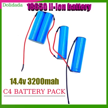 1pcs 14,4 v C4 Baterije 18650 Li-ion, Litij-3200mah Akumulatorske Baterije, ki Zb3104 3102 3105 Zb3107 sesalnik Baterije
