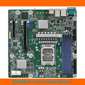 Za ASRock W680D4U NAS Strežnik Motherboard Podpira 12. 13. Gen Jedro DDR5 Popolnoma Testirane