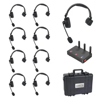 PRIŠEL-TV WAERO Obojestransko tiskanje Digitalne Brezžične Communicator Zložljive Slušalke 9 Pack Interkom Sistem Prenosa Brezžične Slušalke