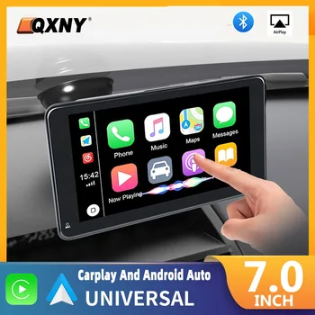 Univerzalni AHD 1080P 7inch Avto Radio Multimedijski Predvajalnik Videa, Brezžični Carplay in Android Auto Zaslon na Dotik za Nissan Toyota Avto