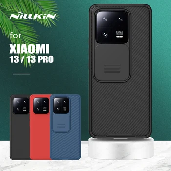 za Xiaomi Mi 13 Pro Primeru Nillkin CamShield Stran Fotoaparata Primeru Ultra-Tanek PC Motnega Ščit za Xiaomi Mi13 Mi 13 Pro Pokrovček Objektiva