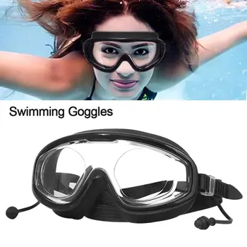 Koristno Nepremočljiva Anti-fog Širok Pogled Odrasle Mladine High Definition Plavati Očala Očala, Plavanje Očala s Čepi