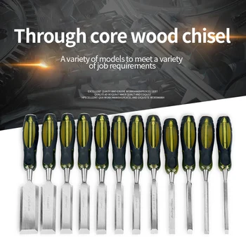 6 mm~24 mm Lesa Carvinga Ravno Dleto Carving Nož za Woodcut Delo Mizarja Lesnoobdelovalnih Orodja