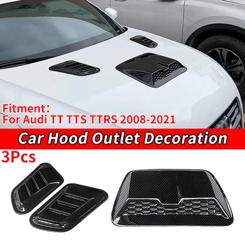 Avto Vent Dekorativni Pretok Zraka Polnilnega Pokrova Hood Scoop Kritje Trpežna In Praktična Auto Dodatki Za Audi TT TTS TTRS 2008-202