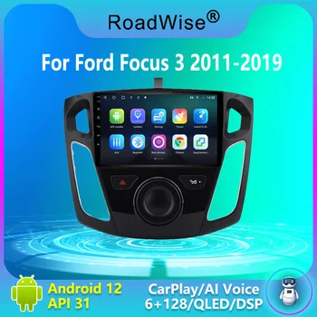 Roadwise Android 12 avtoradio Za Ford Focus 3 2011 2012 2013 -2019 Večpredstavnostna Carplay 4G Wifi GPS DVD DSP 2DIN Autoradio Stereo