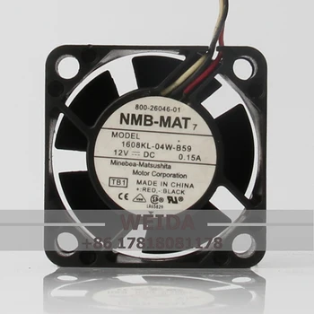 1608KL-04W-B59 Primeru Ventilator za NMB-MAT 12V 0.15 Šasije Napajalni Inverter Hlajenje Ventilator