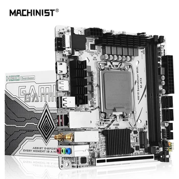 MACHINIS H610 Motherboard LGA 1700 CPU Podpira Core 12100F 12400F 12490F 12600F 12700F 13600F Procesor DDR4 Namizje Pomnilnik ITX