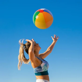 Barvita Napihljiva Žoga Baloni Bazen Igrajo Stranka Vode Igro Baloni Plaži Šport Žogo Igrače za Otroke
