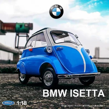WELLY 1:18 BMW Isetta Igrača Zlitine Avto Diecasts & Igrača Vozil Avto Model Miniature Obsegu Model Avtomobila, Igrače Za Otroke