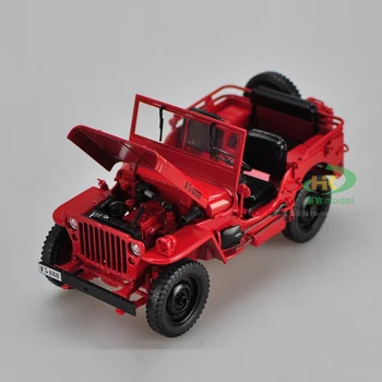 Diecast Zlitine Welly 1:18 Merilu FX Serija Jeep Svetovne Vojne Model Odraslih Classic Collection Darilo Zaslon Okrasek, Spominek