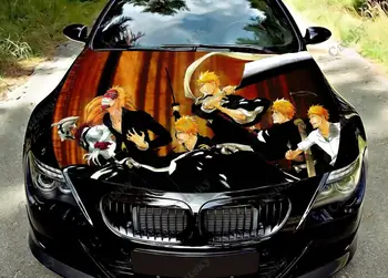 Anime Bleach Ichigo Avto nalepke motor nape spremenjen dirkalnika slikarstvo bolečine avto nalepke avto deli kapuco, nalepke