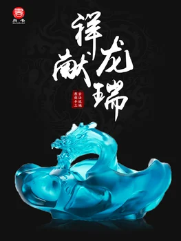 Kitajski Pepelnik Panlong Ustvarjalne Domači Dnevni Sobi, Pisarni Retro Obrti Steklo, Ornament