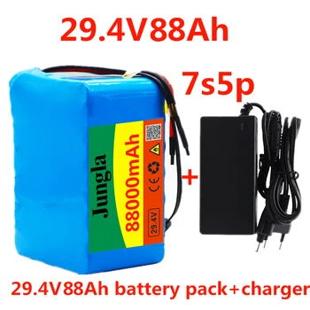 24V 88Ah 7S5P baterije 250w 29.4 V 88000mAh litij-ionska baterija za invalidski voziček električna kolesa paket z BMS + polnilec