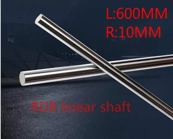 4pcs/lot 10 mm linearni gred 600 mm 10-600 mm strdi kromiran linearni železniškega CNC deli krog palica