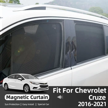 Za Chevrolet Cruze J400 Limuzina 2016-2023 Magnetna Avto Dežnik Visor Spredaj Zadaj Vetrobransko Steklo, Okvir Zavese Strani Okna Sonce Odtenek