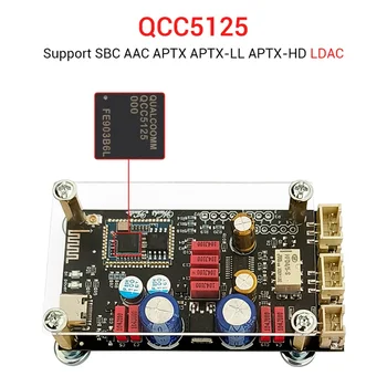 ZK-QCC QCC5125 QCC3034 Bluetooth 5.1 lossless dekoder odbor APTX LDAC ob razred