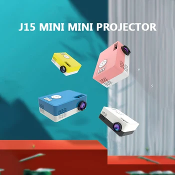 VCHIP MINI Projektor J15 Smart TV Prenosni Domači Kino Kino Projektor LED Projektorji za Podpira 1080P