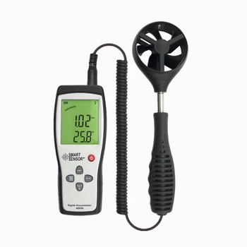 Digitalni Hitrost Vetra Meter anemometer Merilnik Zračne Hitrosti vetra meter 45m/s, za Merjenje Temperature Podatkov Držite