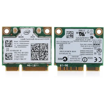 Dual band 300M Intel 6205 Brezžični Wifi kartice Mini PCI-E Wlan Card za HP 8570W 8470W