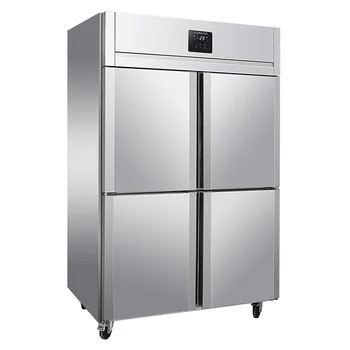 Komercialne hladilne naprave štiri-vrata komercialne kuhinja hladilnik