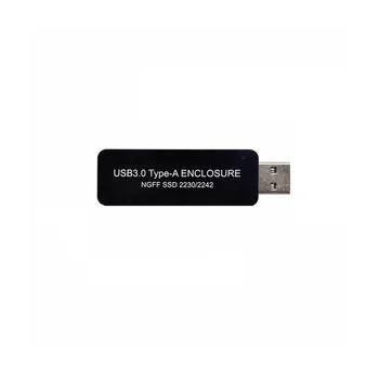 USB3.0 VRSTA-ZA SSD Ohišje Primeru Brez Kabla za NGFF B-Ključ SATA Protokol za 2230 ali 2242 M. 2 SSD,