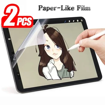 Za Samsung Galaxy Tab S7 FE Plus + 11 12.4 2020 T970 870 T875 T730 Papir Touch Screen Protector Anti-Skip Mat Risanje Film