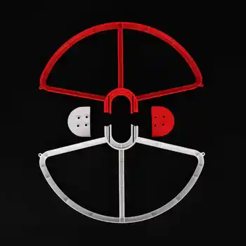 Odstranljiva Propelerji Prop za Varovanje sluha Stražar Odbijači ABS za DJI Fantom 3 Rdeče Bela