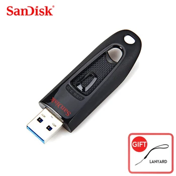 SanDisk USB 3.0 Flash Disk CZ48 128GB 256GB 64GB 16GB 32GB Pen Drive Drobne Pendrive Memory Stick Napravo za Shranjevanje Bliskovnega pogona