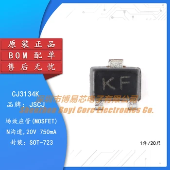 Prvotno pristno CJ3134K KF SOT-723 20V 750mA MOSFET FET (20pcs)