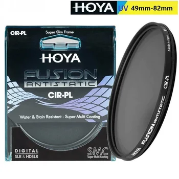 Hoya CPL 49_52_55_58_62_67_72_77_82mm Fusion Antistatic Slim Filter Polarizirajočega/Polarizer CIR-PL za Nikon Canon Sony Objektiv Kamere