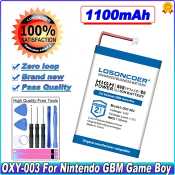 OKSI-003 1100mAh 3.8 Proti Battery Kit Paket Za Nintendo GBM Game Boy Micro Baterija
