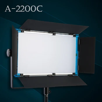 Yidoblo A-2200c 140W RGB Dvo-Barve LED Lučka Pro Fotografija, Video, Film LED Mehko Svetlobo Plošča S Telefonsko Aplikacijo Remote Control
