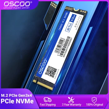 OSCOO M2 2280 NVME Hitro SSD Trdi Disk NGFF Vmesnik 128GB 256GB 512GB 1TB PCIE